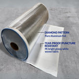 BlueTex Roll Up Garage Door Insulation Kit for Cooling Down Metal Buildings - Easy to Install Complete Garage Insulation Kit for Door Up to 12'x12' - Covers 150 Sq Ft of Single Large Door BlueTex Insulation