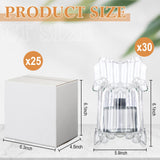 Weekgrat 25 Sets 6x4x6 Inches Mug Boxes for Gift, Small Shipping Cardboard Box with Bubble Pouch for 15oz Sublimation Coffee Mug Packaging Gift Box for Wrapping Shipping Storing Fragile Item (White) Weekgrat