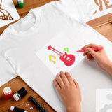 Junkin 20 Pcs Stencil for Painting Stencil Reusable DIY Drawing Template Motivational Art for Crafts Home Decor on Wood, Canvas, Paper, Fabric, Walls, Furniture(Peace and Love) Junkin