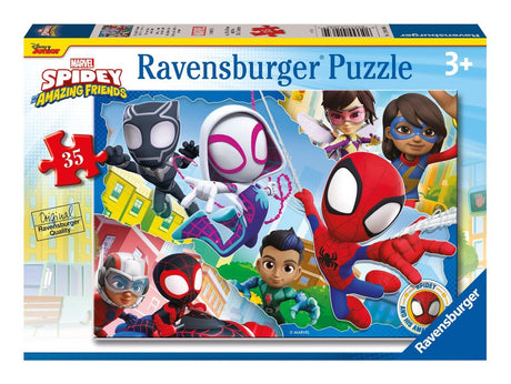 Ravensburger - Puzzle: Spidey, Spidey and His Friends, Puzzle 3 Years or More, Puzzles Children 3 Years, Puzzle Kids, Ravensburger Puzzle, Gift Child 3 Years, Puzzle Marvel, Jigsaw, 35 Pieces Ravensburger