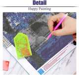 OFRKE Diamond Painting Kits for Adults,Large Aurora Diamond Art Painting for Beginners, Diamond Round 5D Full Drill Paint with Diamonds Pictures Gem Art Painting Kits DIY Crafts Kits 28X16in OFRKE