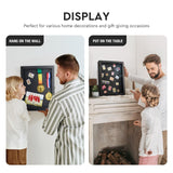 Black Shadow Box Frame 11X14 with Shelves, Medal/Challenge Coin Display Case, Pet Memorial/Wedding Shadow Box, Best Anniversary/Birthday/Bridal Shower/Engagement/Wedding Registry/House Warming Gifts AW BRIDAL