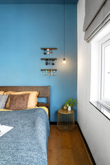 Mkono Wood Sunglasses Storage Organizer Wall Mounted Rustic Eyeglasses Display Holder Eyewear Glasses Hanging Rack for Entryway Living Room Bedroom, 3 Pack, Brown Mkono