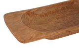 Mexican Imports Eurostyle Deep Rustic Wooden Dough Bowl-Batea-Natural Mexican Imports