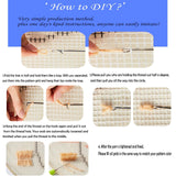 DOYLKE Latch Hook Kits for Adults DIY Crochet Yarn Rugs Hooking Craft Kit with Color Pre-Printed Pattern Embroidery Mat(20.5X14.9 Cute Little Mouse),Strawberry DOYLKE