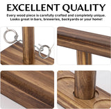 DreamToyz Ring Toss Games for Adults, Ring Toss Game, Outdoor Indoor Handmade Wooden Hooks Fast-paced Interactive Game for Bars, Home, Party, 15.7" X 13" Large Size, Brown DreamToyz