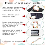 SENONAPO 100 Pcs Sublimation Pens Bulk Diy Christmas Personalized Pens Heat Transfer Ballpoint Pen with Shrink Wrap White Blank Aluminum Customized Clip Pen for Office School Stationery Gift Supplies SENONAPO