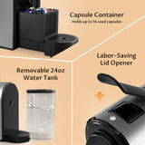 CHULUX Bafè-Pro Espresso Machine, Mini Espresso Machine for Nespresso Original Capsules, Single Serve Coffee Machine for Home Espresso & Lungo Maker, Italian ODE 20 Bar Pump, Metallic Gray CHULUX