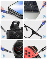 Precision Screwdriver Set, Computer Tool Kit, 146 PCS Laptop Screwdriver Kit with 123 Bits, Magnetic Mat, Suit for PC, iPhone, MacBook, Tablet, PS4, Xbox, Switch, Game Console and other Electronics UnaMela