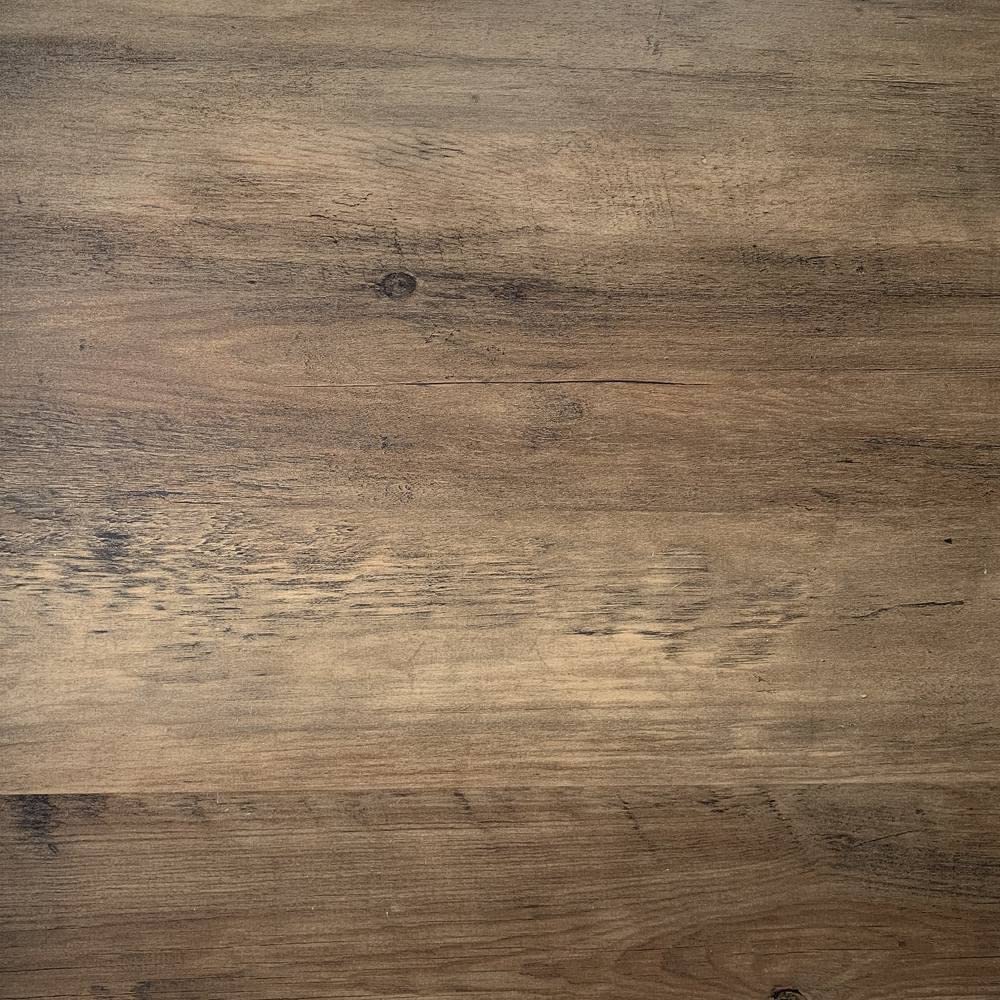 FOLUBAN Rustic Coffee Table,Wood and Metal Industrial Cocktail Table for Living Room, 47 Inch Oak FOLUBAN