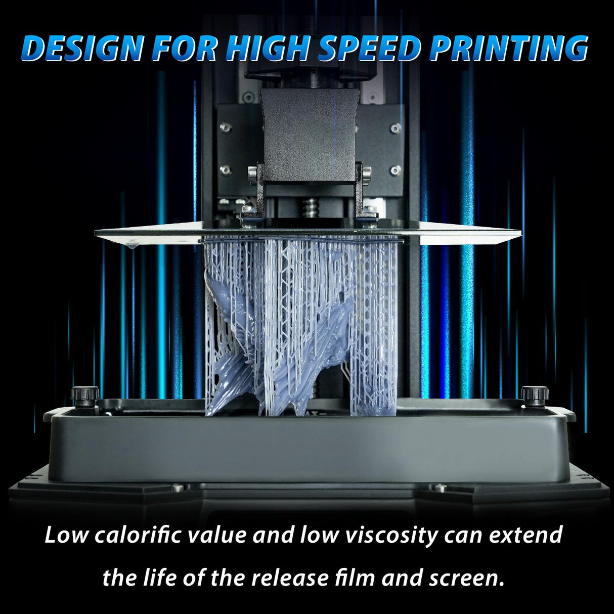 Aceaddity Flash 3D Printer Resin - High-Speed Standard Photopolymer Resin with Great Fluidity, Fast Printing for LCD/DLP 3D Printers, High Precision & Low Shrinkage, Clear Green 1KG Aceaddity