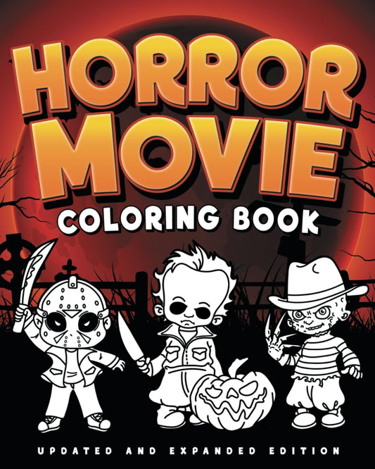 Horror Movie Coloring Book