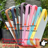 JUSTRY 5 Sets Sublimation Blanks Phone Case Bulk Covers Compatible with Apple iPhone 15 Pro Max,6.7-Inch, 2 in 1 2D DIY Clear Case Soft Rubber Cover+Inserts Matte,Easy to Sublimate Customized Sub JUSTRY