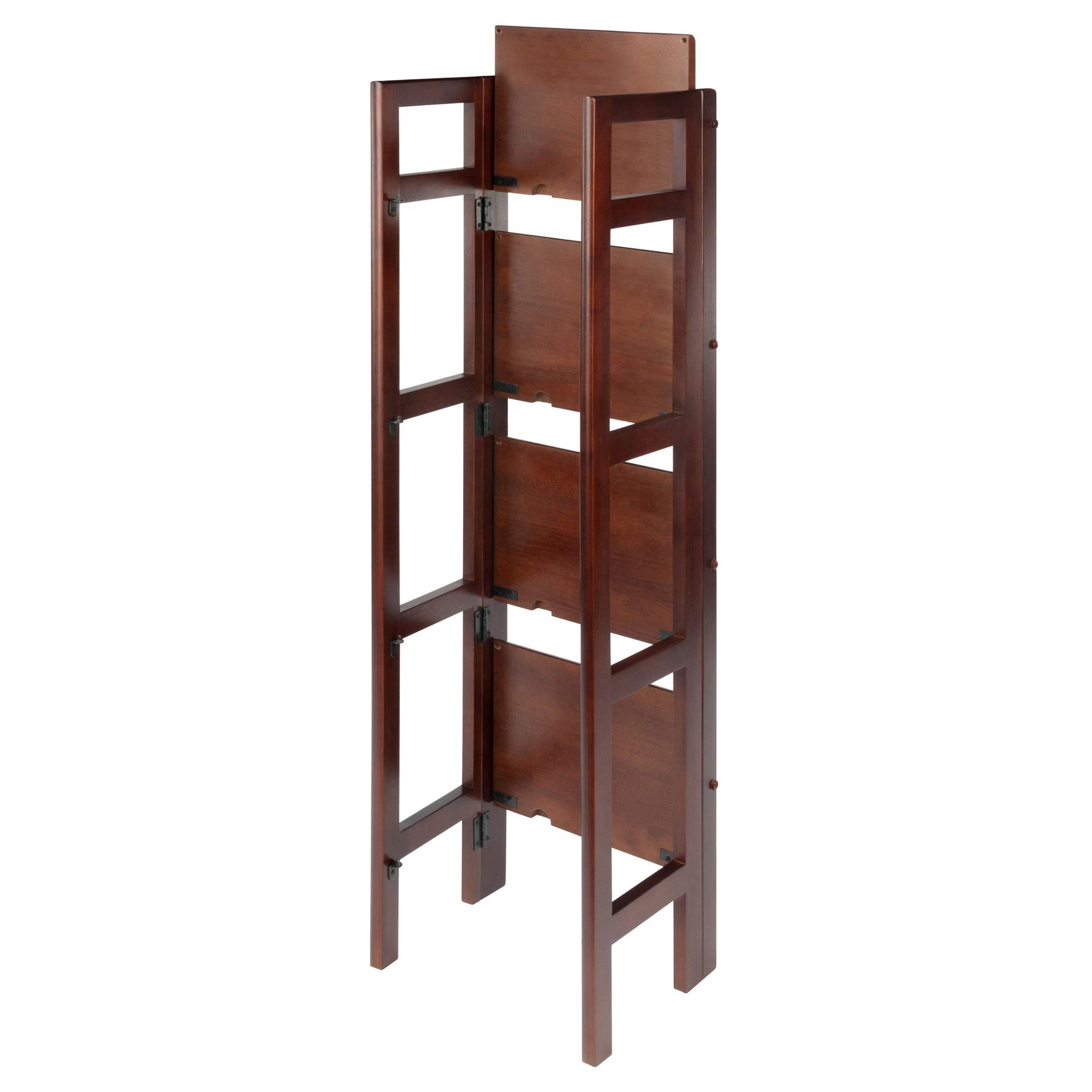 Winsome Wood Terry Shelving, Walnut - WoodArtSupply