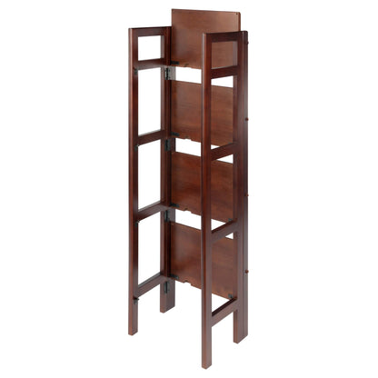 Winsome Wood Terry Shelving, Walnut - WoodArtSupply