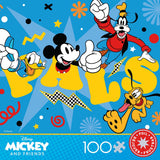 Ceaco - Disney - Mickey and Friends - Mickey and Pals - Foil Puzzle -100 Piece Jigsaw Puzzle Ceaco