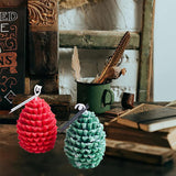 Christmas Pinecone Silicone Candle Molds Soap Mold 3D Xmas Theme Resin Concrete Mould DIY Supplies Ornament Mold Autumn Table Home Decor 1pcs RUSTAMM