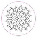Mandalas Embroidery Transfers (set of 10 hoop designs!) PETER PAUPER PRESS