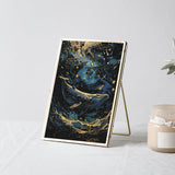 M MUGIT 8 Sheet Scratch Art Noctilucent Rainbow Painting Paper with Pen/Cleaning Brush, Glow in The Dark Engraving Scratchboard(A4) for Kids & Adult, ASMR Sketch Card Relaxing Toy (Butterfly/Dolphin) M MUGIT