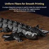 JUSTMAKER ABS PRO (ABS+) 3D Printer Filament, Upgraded Strength Heat Resistant Filament, Cardboard Spool, Dimensional Accuracy +/-0.03mm, 1.75mm, 1 kg (2.2 lbs), Chocolate JUSTMAKER