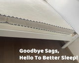 FangKAII Sagging Mattress Support - 50D High-Density Foam, Restores Firmness, Enhances Sleep & Back Health, Easy Setup for Queen/King/Twin XL, 2"x24"x60" FangKAII