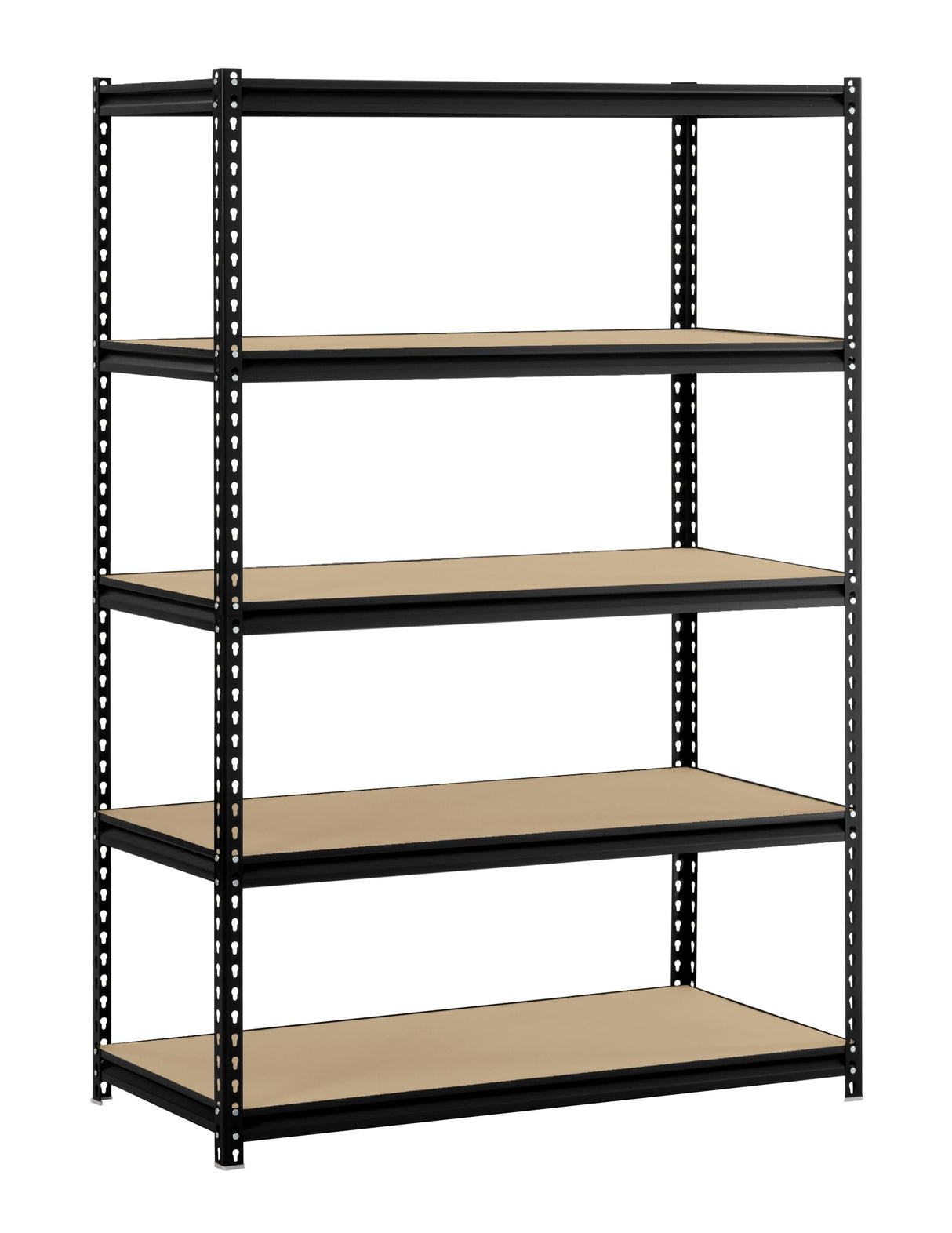 Muscle Rack UR245P-BLK 5-Shelf Unit, 48" Width x 72" Height x 24" Depth Muscle Rack