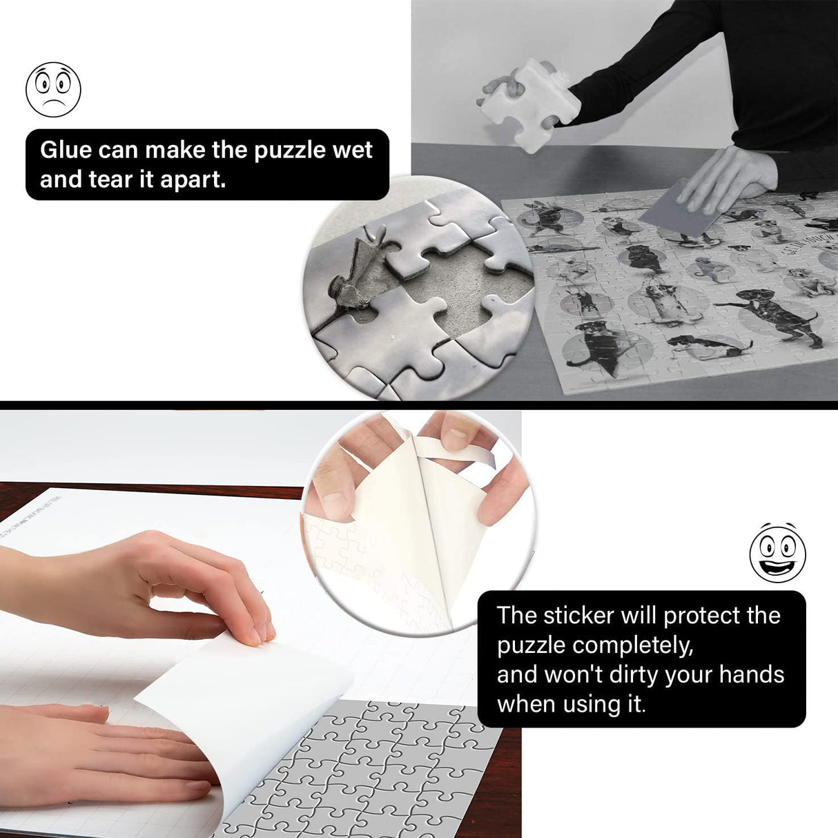 Preserve 9 X 1000 Piece Puzzle Glue Sheets Clear Saver Peel and Stick 54 Puzzle Saver Sheets Puzzle Frame Kit Puzzle Glue Clear No Stress and No Mess Adhesive Sheets Preserve Puzzle for Adult and Kids dgudgu