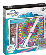 Totum 079724 Mandala/Kaleidoscope Diamond Painting Craft Set Notebook Colourful Totum