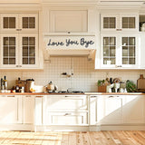 Starfa Lab Love You Bye Sign,Wooden Wall Art Plaque with Dots of Glue for Boho,Farmhouse Decor,Ideal for Living Room,Bedroom,Kitchen,Front Door starfa lab