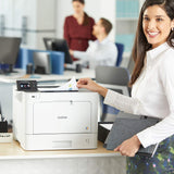 Brother Business Color Laser Printer, HL-L8360CDW, Wireless Networking, Automatic Duplex Printing, Mobile Printing, Cloud Printing, Amazon Dash Replenishment Ready,White Brother