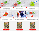 Paint by Number for Adults, Cat on Toilet Paint by Numbers, Bengal Cat Reading Newspaper Painting by Numbers Kits, DIY Oil for Adults Simple Painting Craft Kits for Adult, 16 X20 Inch TUMOVO