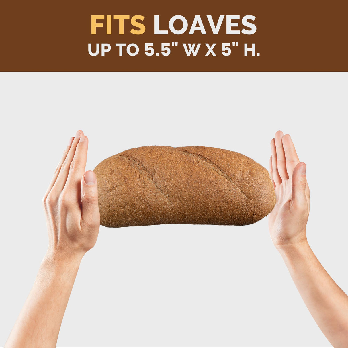 Bambüsi Bread Slicer for Homemade Bread - Bamboo Bread Cutter with Knife, Foldable Slicing Guide, Crumb Tray - Compact Bread Loaf Slicer for Cakes, Bagels, Loaves - Kitchen Gadget & Gifts Bambüsi