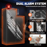 Xyvaly 2025 Upgraded Large Gun Safe for 8-10 Rifles - Quick Access, Gun Safes for Home Rifle and Pistols,Removable Shelves & Pistol Storage for Home Security. (XL) Xyvaly