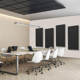 Acoustic Panels,10 Pack Sound Panels Noise Reducing for Walls,48"x24"x0.4" Soundproof Wall Panels,High-Density Acoustic Wall Panels,Decorative Wall Sound Absorbing Panel,Black AUTORIFIC