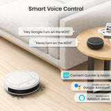 Lefant Robot Vacuum Cleaner, Strong Suction, 120 Mins Runtime, Slim, Low Noise, Automatic Self-Charging, Wi-Fi/App/Alexa Control, Ideal for Pet Hair Hard Floor and Daily Cleaning, M210 Lefant