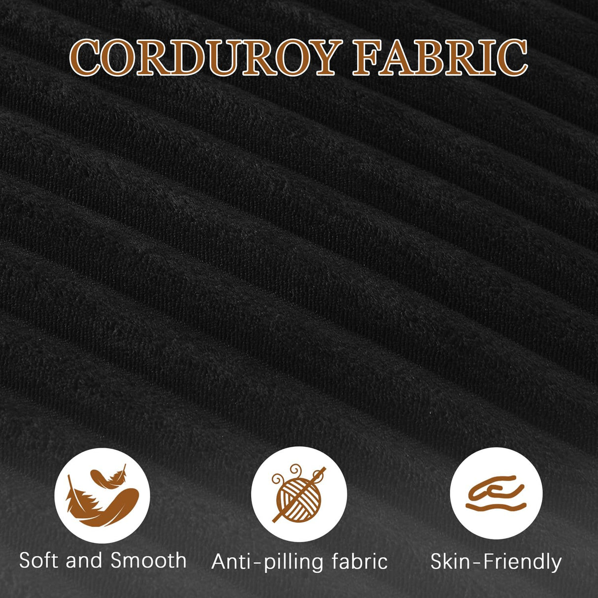 134 Inch Modular Sectional Sleeper Sofa, Boneless Cloud Couch for Living Room, U Shaped 5 Seat Sofa with 2 Storage Pockets& 2 Cup Holders, Free Combination, No Assembly Required (Black) HANXIN