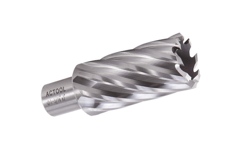 ACTOOL 1-3/16" Diameter × 2" Depth of Cut HSS ANNULAR Cutter with 3/4'' Weldon Shank ACTOOL