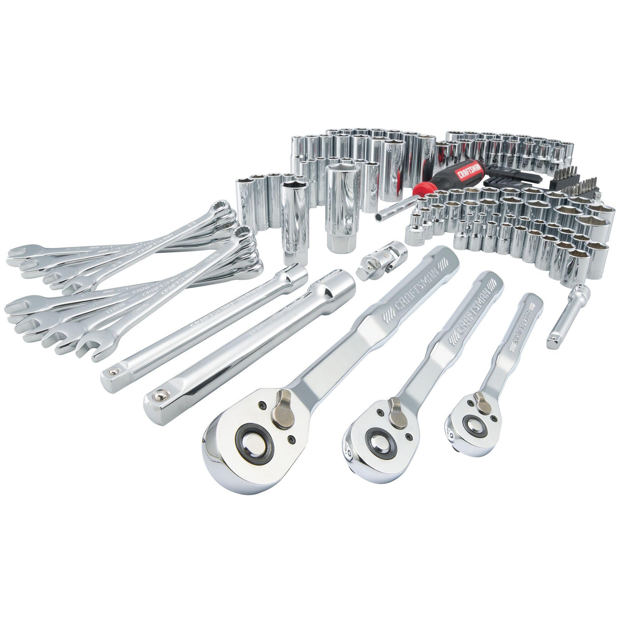 CRAFTSMAN Mechanics Tool Set, 1/4 and 3/8 Inch Drive, 135 Piece (CMMT12124) Craftsman