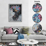 WSLWXSHM 5D Special Shape Diamond Art Kits for Beginners, Diamond Painting Kits for Adults Butterfly Lady, Crystal Rhinestones Diamond Painting for Home Wall Decoration Gift 12×16inch/30×40cm WSLWXSHM