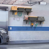 Jusgym 2-Pack 1x4ft Heavy Duty Garage Shelving, 1' x 4' Garage Wall Shelving Wall Mounted (2pack-1x4ft) Jusgym