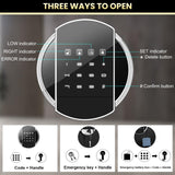 Omethey 4-5 Gun Safe, Gun safes for Home Rifle and Pistols, Quick Access Rifle Safes for Shotguns, Gun Cabinets with Adjustable Racks, Large Space Storage Gun Cabinet Omethey