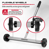 Magnet Sweeper Magnetic Nail Roller: 17-Inch Heavy Duty Magnet Nail Pickup Rolling Tool with Telescoping Adjustable Handle 8.8-Pound Capacity Ideal for Workshop Garage Yard Construction Cleanup SEDY