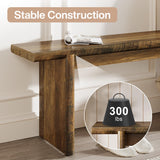 Tribesigns 59-Inch Entryway Bench, Farmhouse Shoe Bench Seat for Hallway, Foyer, Mudroom Tribesigns