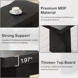 Tribesigns Wooden Entryway Bench, 47-Inch Wood Dining Table Bench with Sturdy Frame for Dining Room Bedroom Living Room Hallway Kitchen, Easy Assembly (Black) Tribesigns