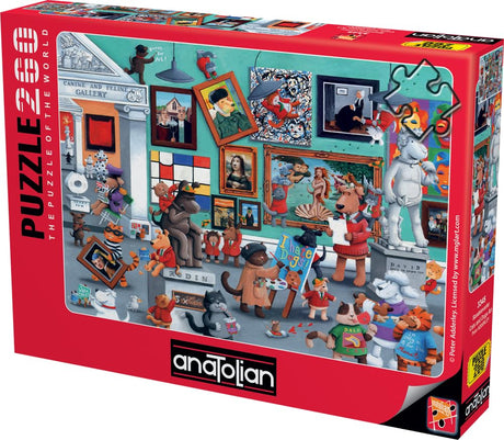Anatolian Puzzle - Cats and Dogs Art, 260 Piece Puzzle, #3345 Anatolian