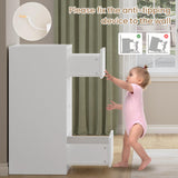 HAUOMS Modern 4 Drawer Dresser, White Chest of Drawers for Bedroom,Closet Dressers with Drawers for Living Room, Entryway, Hallway HAUOMS