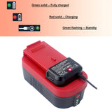 Biswaye 9.6V-18V Multi Volt Battery Charger Compatible with Black & Decker 18V 14.4V 12V 9.6V NiCD NiMH Battery HPB18-OPE HPB18 HPB14 HPB12 HPB96 244760-00 A1718 FS18FL FSB18 Biswaye