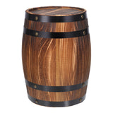 Yardwe Wooden Whiskey Barrels Bucket Wine Barrels Planters Flower Planter Plant Pots Boxes Container Water Wishing Well Pail Garden Backyard Primitive Planter Outdoor Indoor Home Decor Yardwe