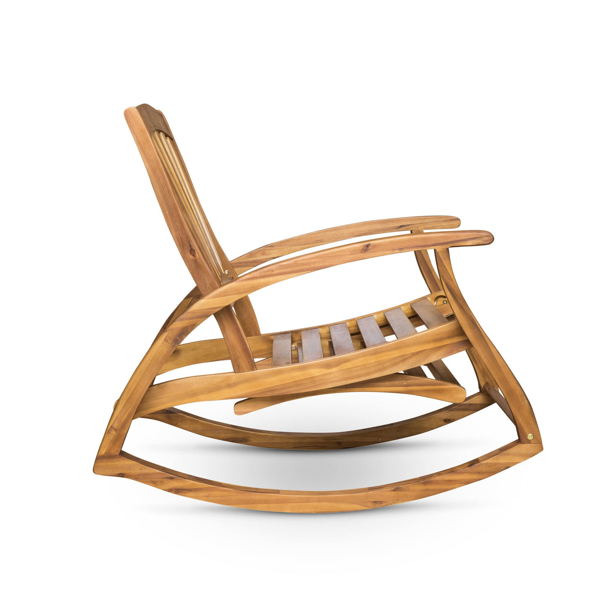Christopher Knight Home Alva Outdoor Acacia Wood Rocking Chair with Footrest, Teak Finish Christopher Knight Home