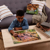 Peaceable Kingdom Ancient Hidden City Puzzle – 100-Pc. Seek & Find Glow Puzzle for Kids Ages 6 & Up – Included Blacklight Reveals Hidden Items – Great for Home or Classrooms Peaceable Kingdom